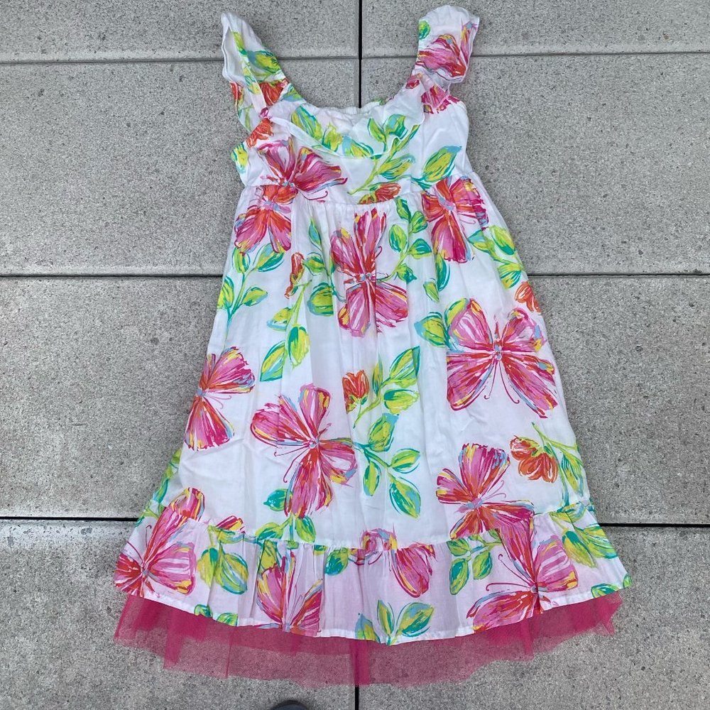 Children's Place Girls Pink Floral Dress